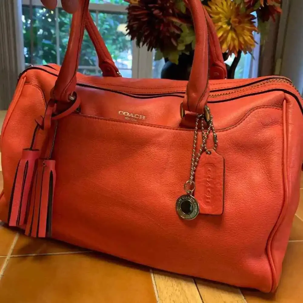 COACH Est. 1941 Silver Metal 7/8
